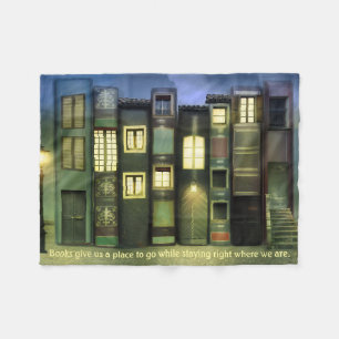 Coz Blankett för läsare Fleecefilt