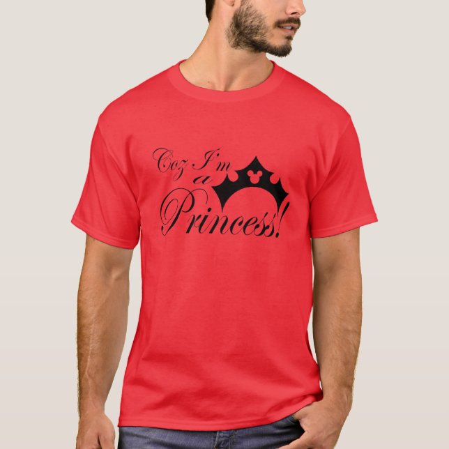Coz mig förmiddag en Princess T-shirt (Framsida)