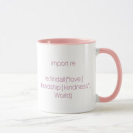 Coziness, Code and Coffee Mugg (Rosa Lettering)