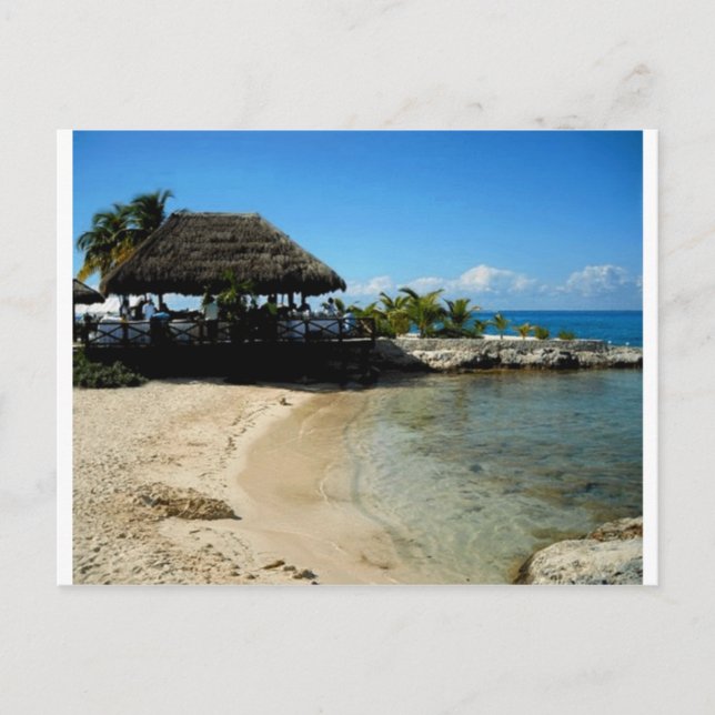 Cozumel Beach Vykort (Framsida)