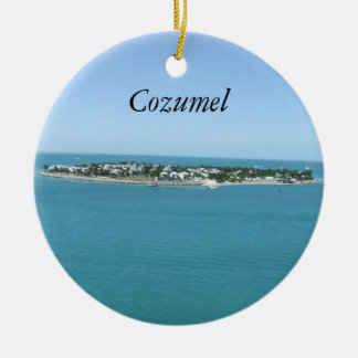 Cozumel blåttvatten tropiska Ornamement Julgransprydnad Keramik