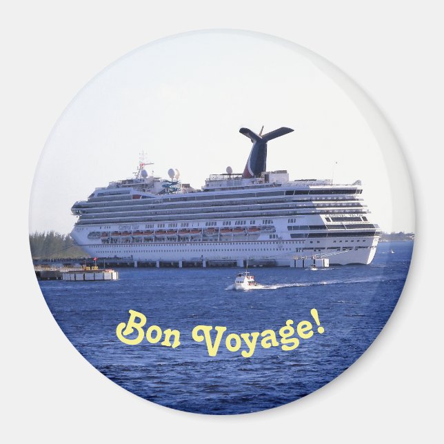 Cozumel Cruise Visitor Bon Voyage Magnet (Framsidan)
