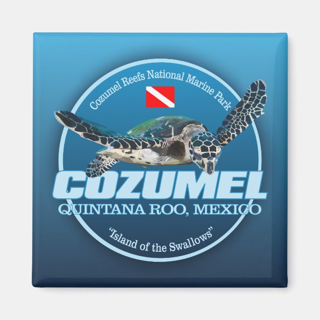 Cozumel (DD2) Magnet (Framsidan)