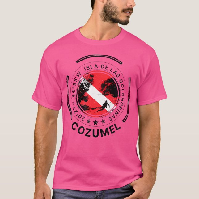 Cozumel Diving T Shirt (Framsida)
