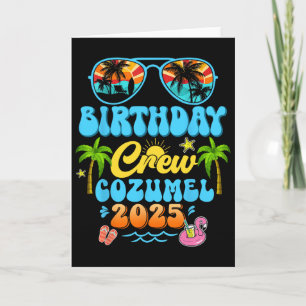 Cozumel födelsedagsbesättning Semester Kryssning 2 Kort