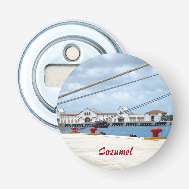Cozumel hamn flasköppnare (Framsidan)