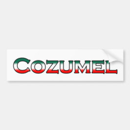 Cozumel logotyp (text) bildekal
