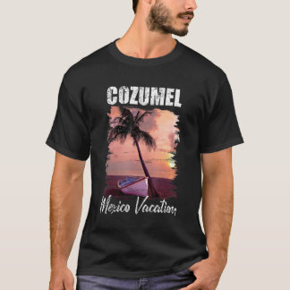 Cozumel Mexico Family Vacation 2022 Vintage Mexiko T Shirt