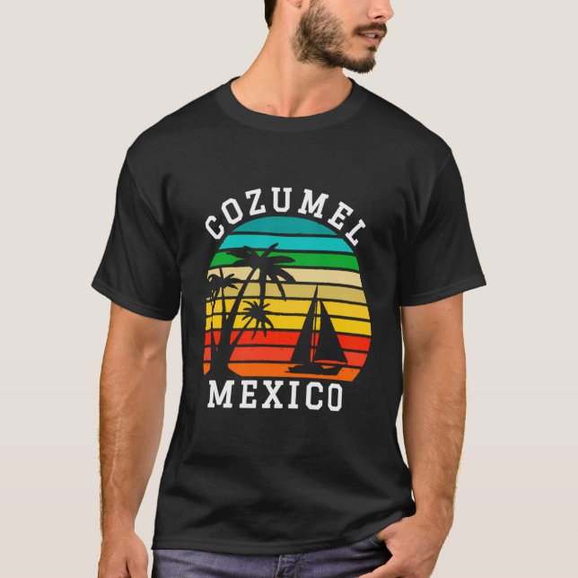 Cozumel Mexico Family Vacation T Shirt (Framsida)