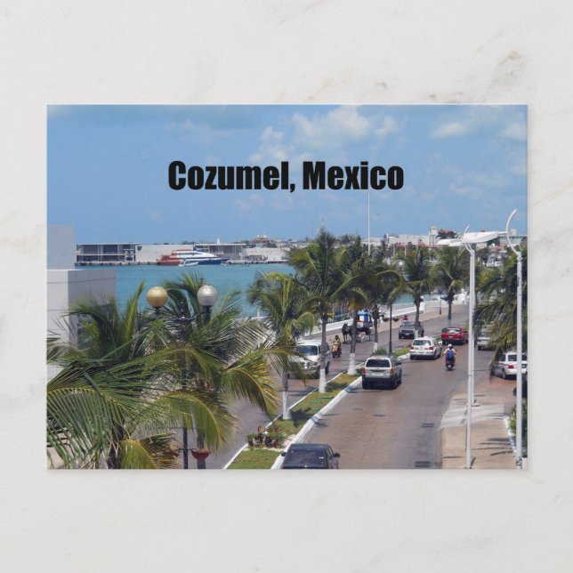 Cozumel Mexico Vykort (Framsida)