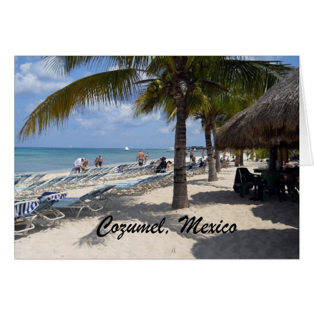 Cozumel, Mexiko Hälsningskort (Framsidan Horizontal)