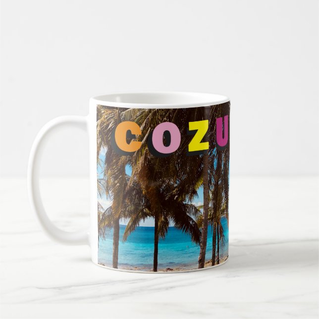 Cozumel Mexiko Kaffemugg (Vänster)