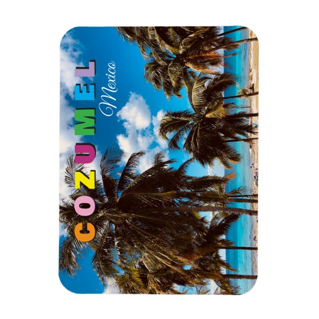 Cozumel Mexiko Resa Souvenir Magnet (Vertikal)