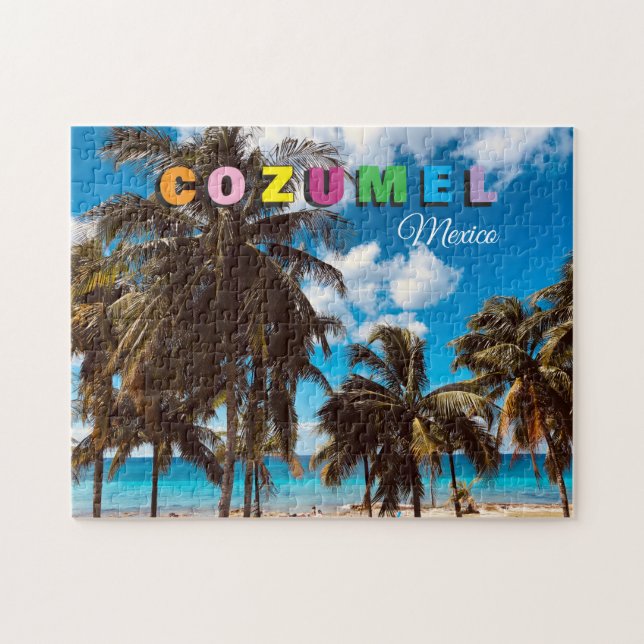 Cozumel Mexiko Scenisk Resa Pussel (Horisontell)
