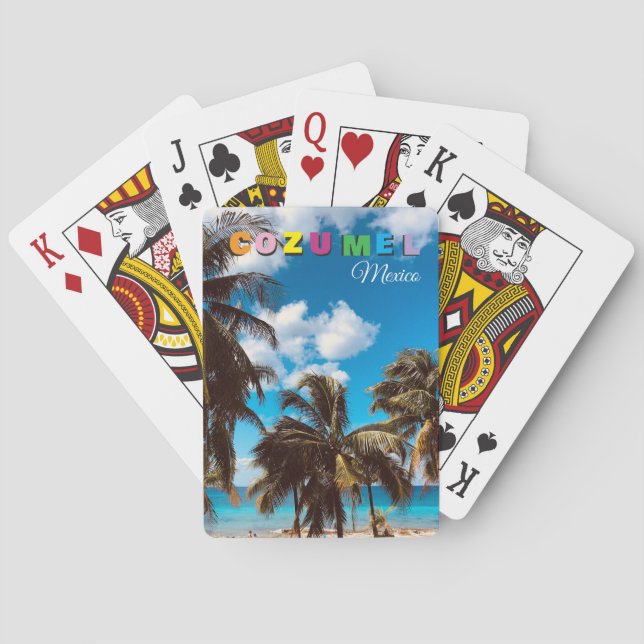 Cozumel Mexiko Souvenir Casinokort (Baksidan)