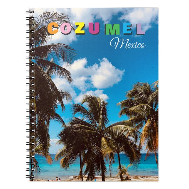 Cozumel Mexiko souvenir resa Anteckningsbok (Framsidan)