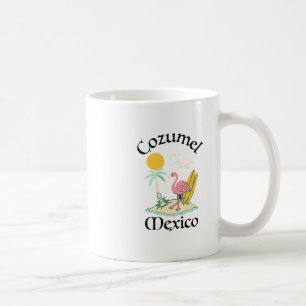 Cozumel Mexiko Souvenir Semester Resa Män Kvinnor Kaffemugg