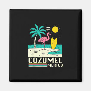 Cozumel Mexiko Souvenir Semester Resa Män Kvinnor Magnet