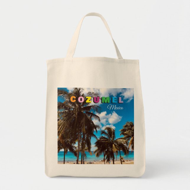 Cozumel Mexiko Souvenirmarknad Tygkasse (Framsidan)