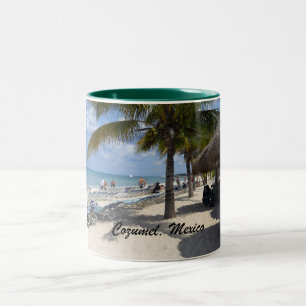 Cozumel, Mexiko Två-Tonad Mugg