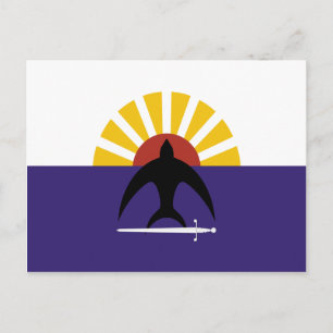 Cozumel, Quintana Roo, Mexiko, Mexiko flagga Vykort