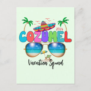 Cozumel Semesterlag Sun, Sand och Minnen Mex Vykort