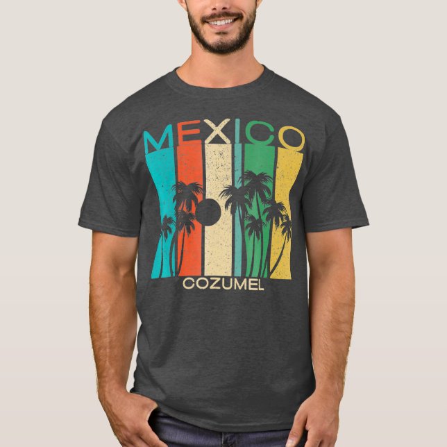 Cozumel  Souvenir Mexico Summer Gift T Shirt (Framsida)