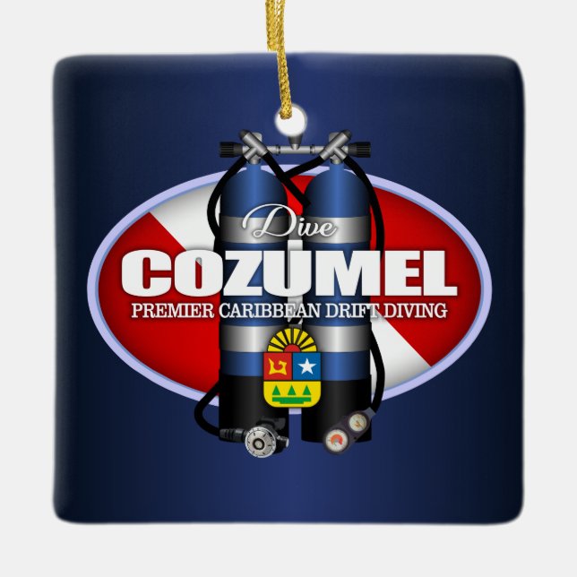 Cozumel (ST) Julgransprydnad Keramik (Framsida)