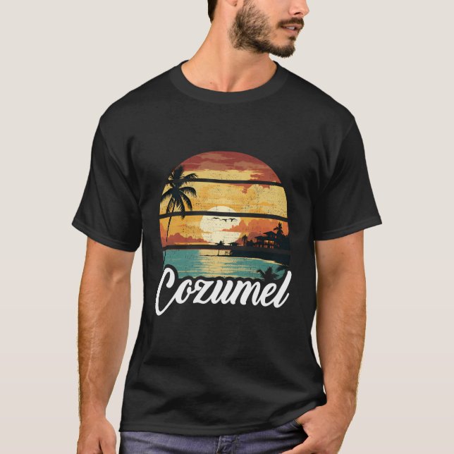 Cozumel T-shirt - Cozumel Island (Framsida)