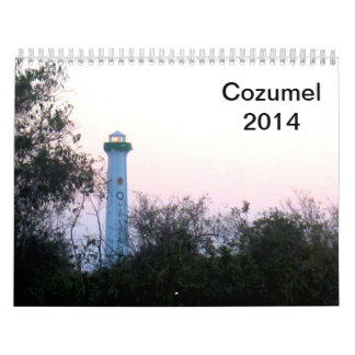 Cozumel undervattens- 2014 kalender