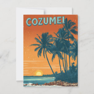 Cozumel-vintage Vykort
