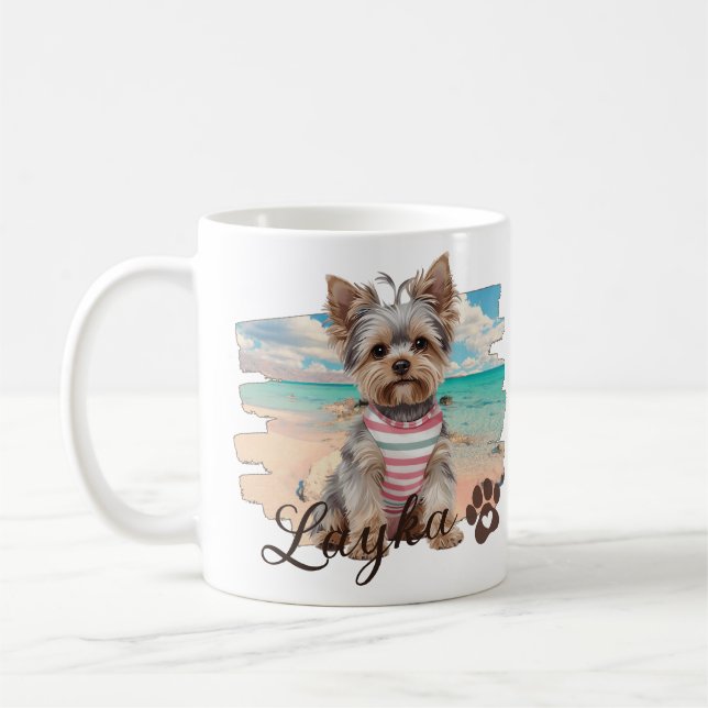 Cozy and Modern Photo and Typography Kaffemugg (Vänster)