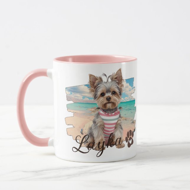 Cozy and Modern Photo and Typography Mugg (Vänster)