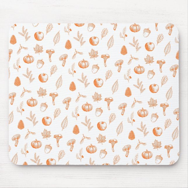 Cozy Autumn Pattern Musmatta (Framsidan)