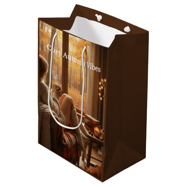 Cozy Autumn Vibes | Personalized Fall Cabin Window (Framsidan Vinklad)