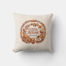 Cozy Autumn Wreath / Otoño Acogedor Kudde