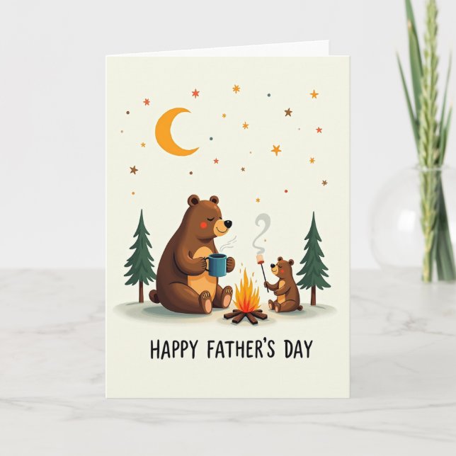 Cozy Bears fadersdags-kort Kort (Framsida)