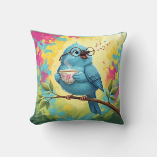 Cozy Bird Throw Pillow Kudde