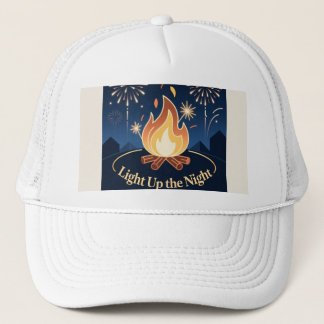 Cozy Bonfire Birthday Bash Cap Keps