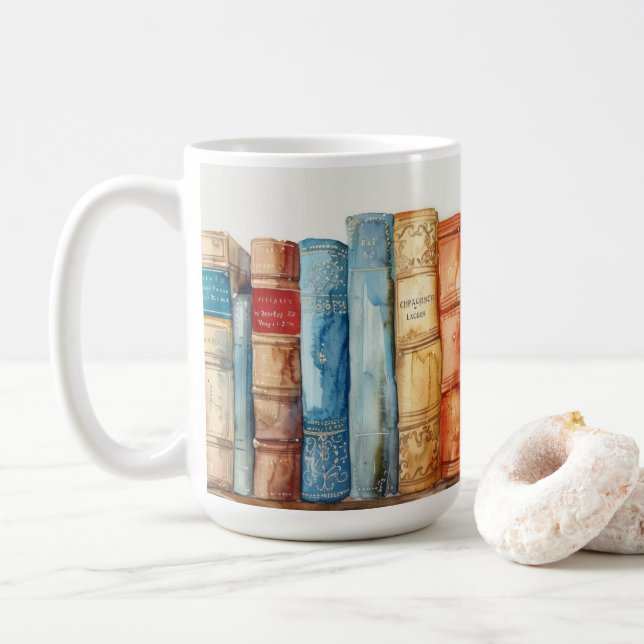 Cozy Book Lover Gift Kaffemugg (Med munk)