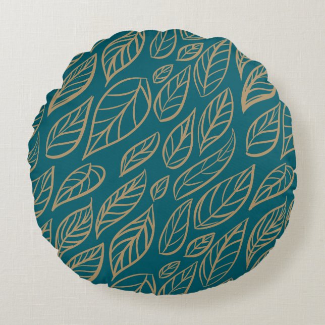 Cozy Botanical  Rund Kudde (Framsidan)