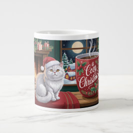 Cozy Cat Christmas Jumbo Mugg