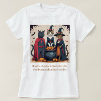 Cozy cats - Halloween Cauldron T Shirt