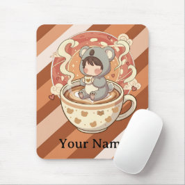 Cozy Chibi Koala Workspace Mouse Pad Musmatta