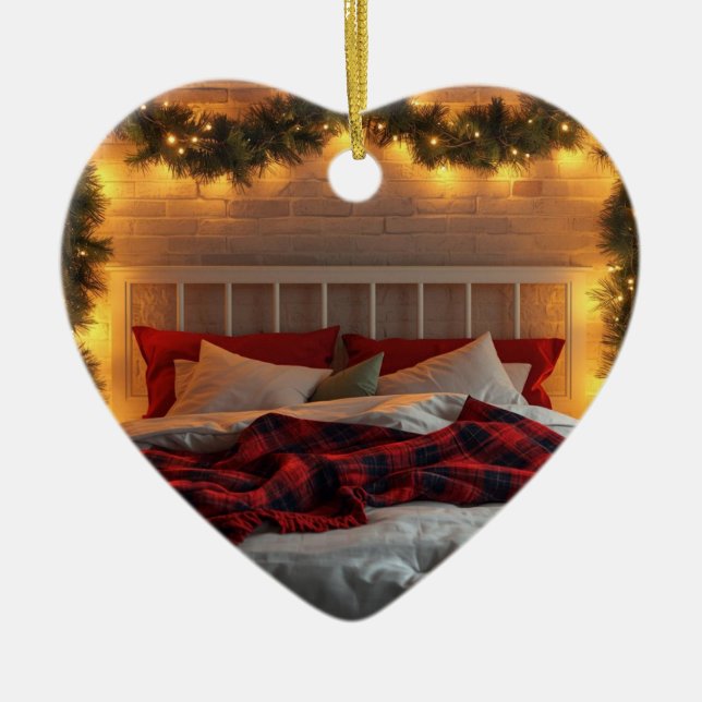 Cozy Christmas Bedroom Ornament | Warm Holiday (Framsidan)