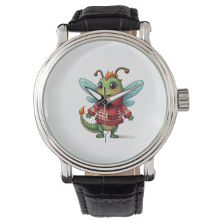 Cozy Christmas Dragonfly Armbandsur