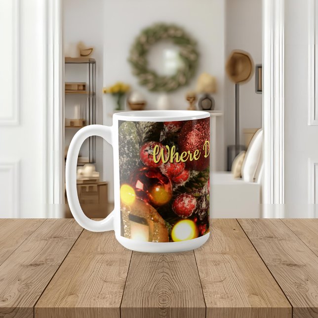 Cozy Christmas Dreams Mug | Holiday Ceramic Mug Kaffemugg (Skapare uppladdad)