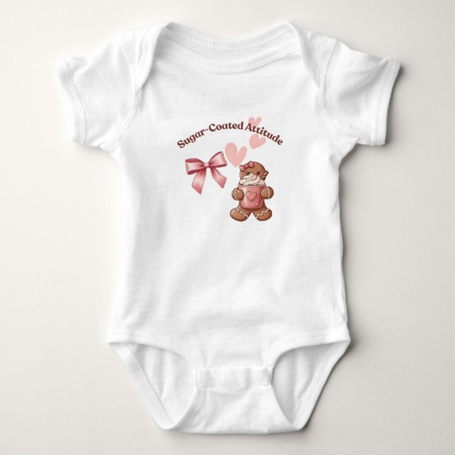 Cozy Christmas Gingerbread Coquette Sweet T Shirt (Framsida)