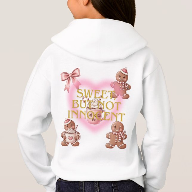 Cozy Christmas Gingerbread Coquette Sweet T Shirt (Baksida)