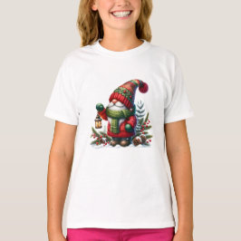 Cozy Christmas Gnome Art – Festive Holiday T Shirt
